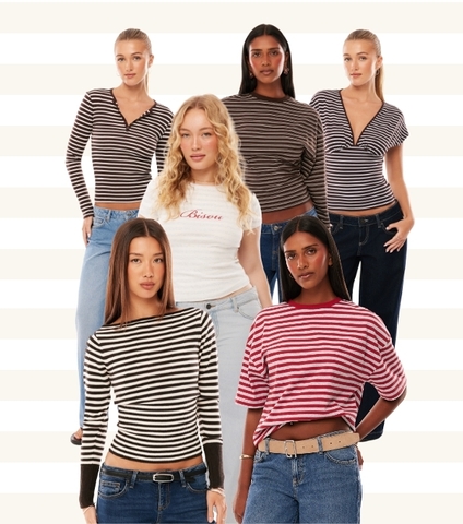 Stripes are the new neutral - easy, versatile and effortlessly chic
