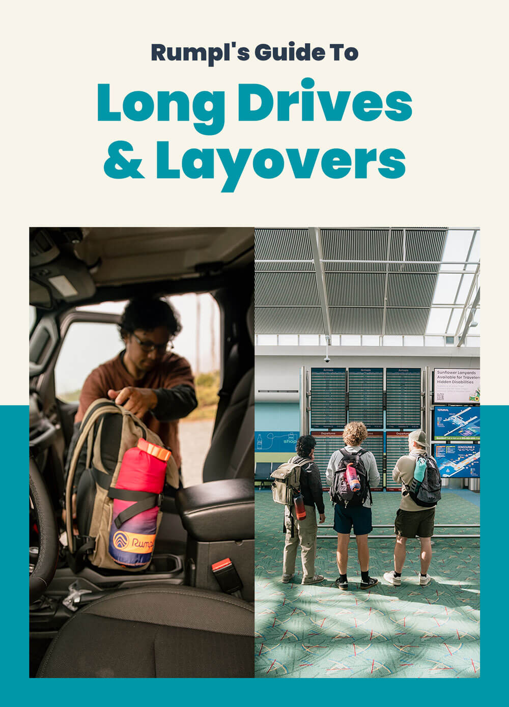 Rumpl's Guide To Gear For Long Drives & Layovers