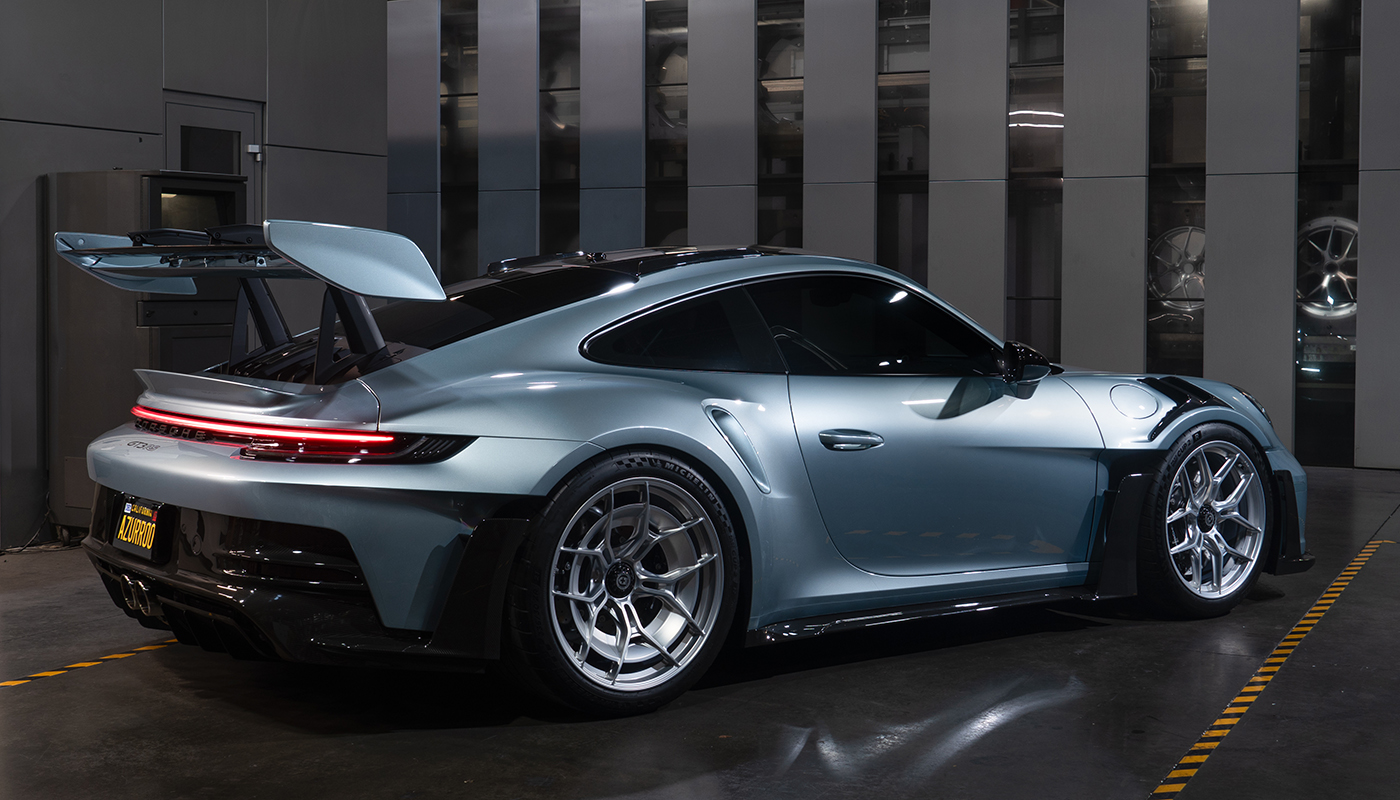 Porsche 911 GT3 RS with P301 in Frozen Polished Clear