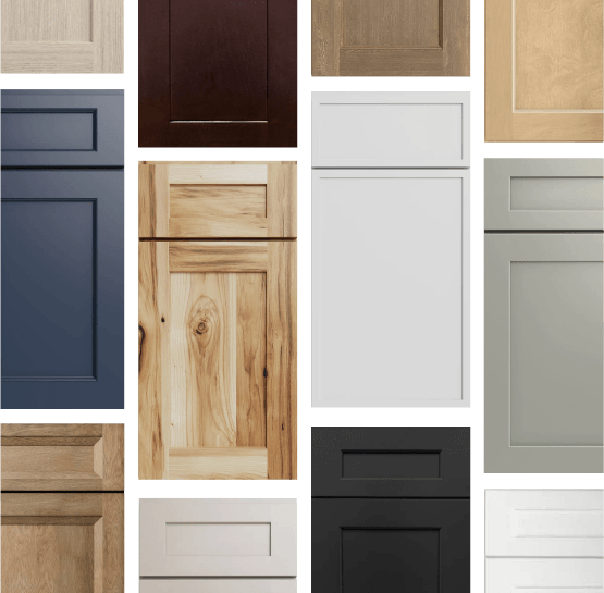 Different Sample Door Colors