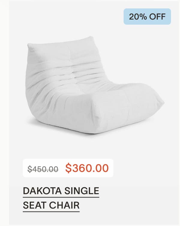 Dakota Single Seat Chair - 20% off