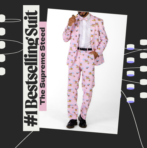  #1 Bestselling Suit: The Supreme Steed.