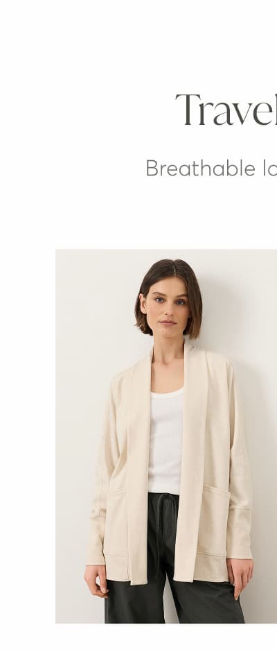 Organic Airplane Wrap Cardigan