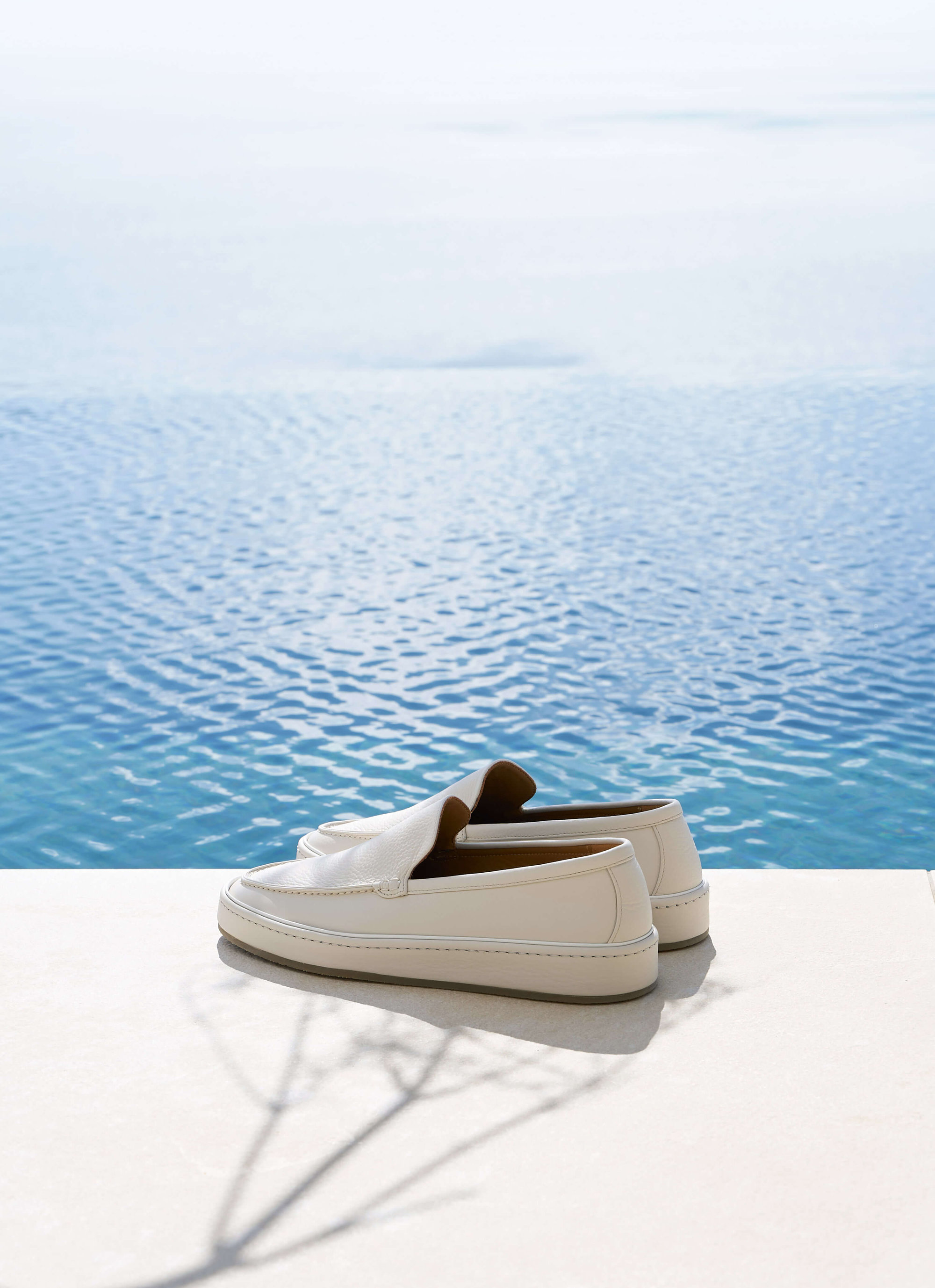 Ivory Grain Voyager Loafer