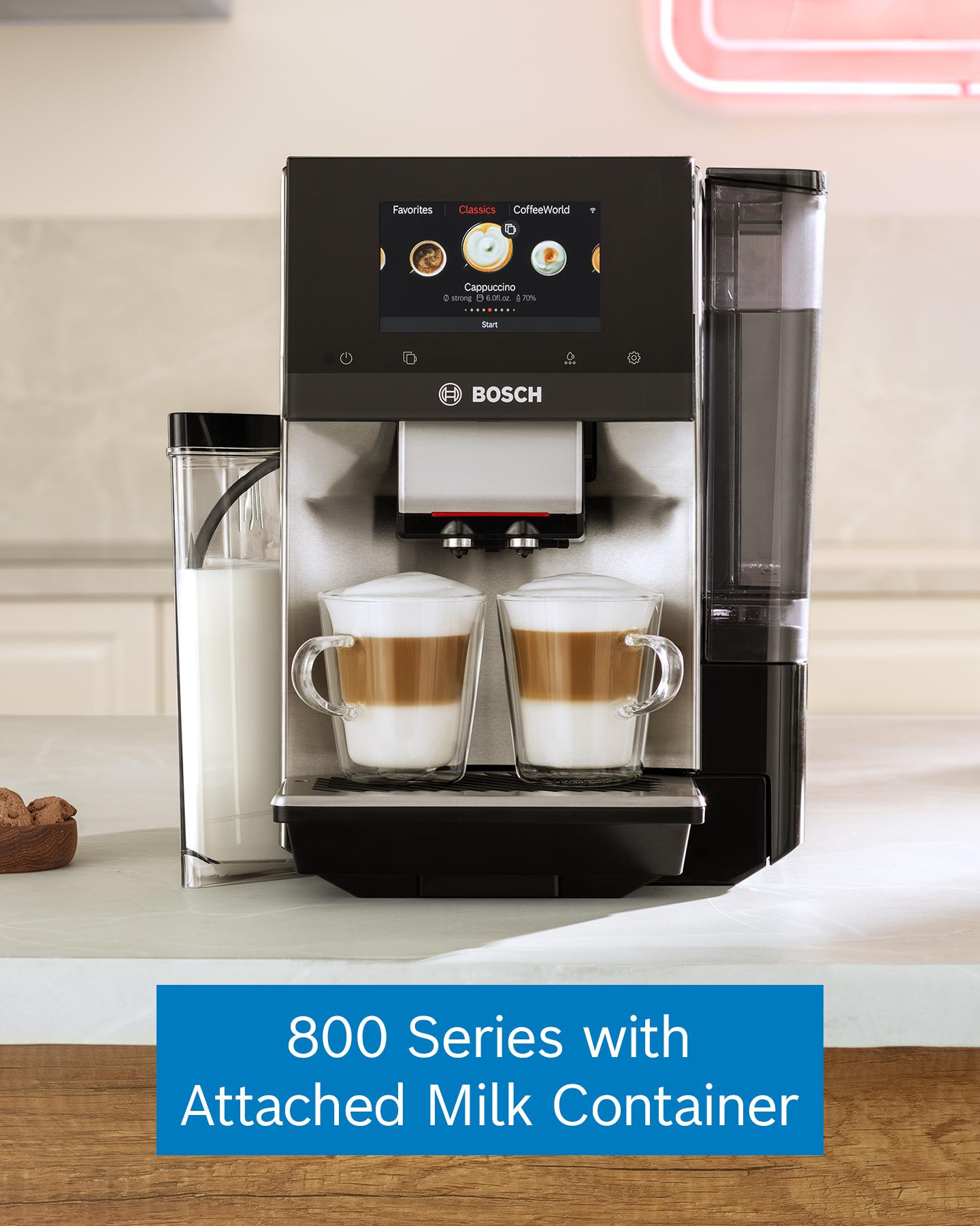 800 Series with Attached Milk Container