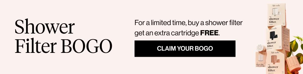 For a limited time, buy a shower filter get an extra cartridge FREE