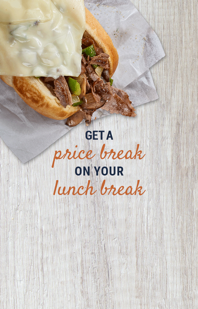 Get a price break on your lunch break