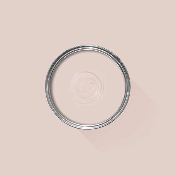 A photo looking down on a Farrow & Ball tin filled with Calamine