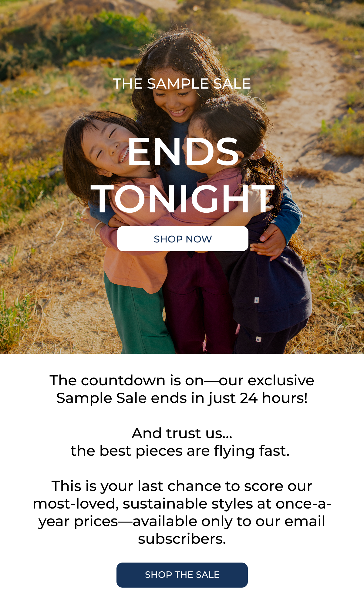 Ends Tonight the Jackalo Sample Sale