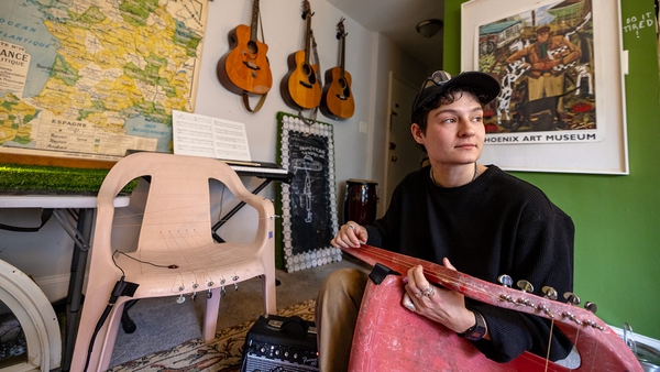Person plays chair musical instruments