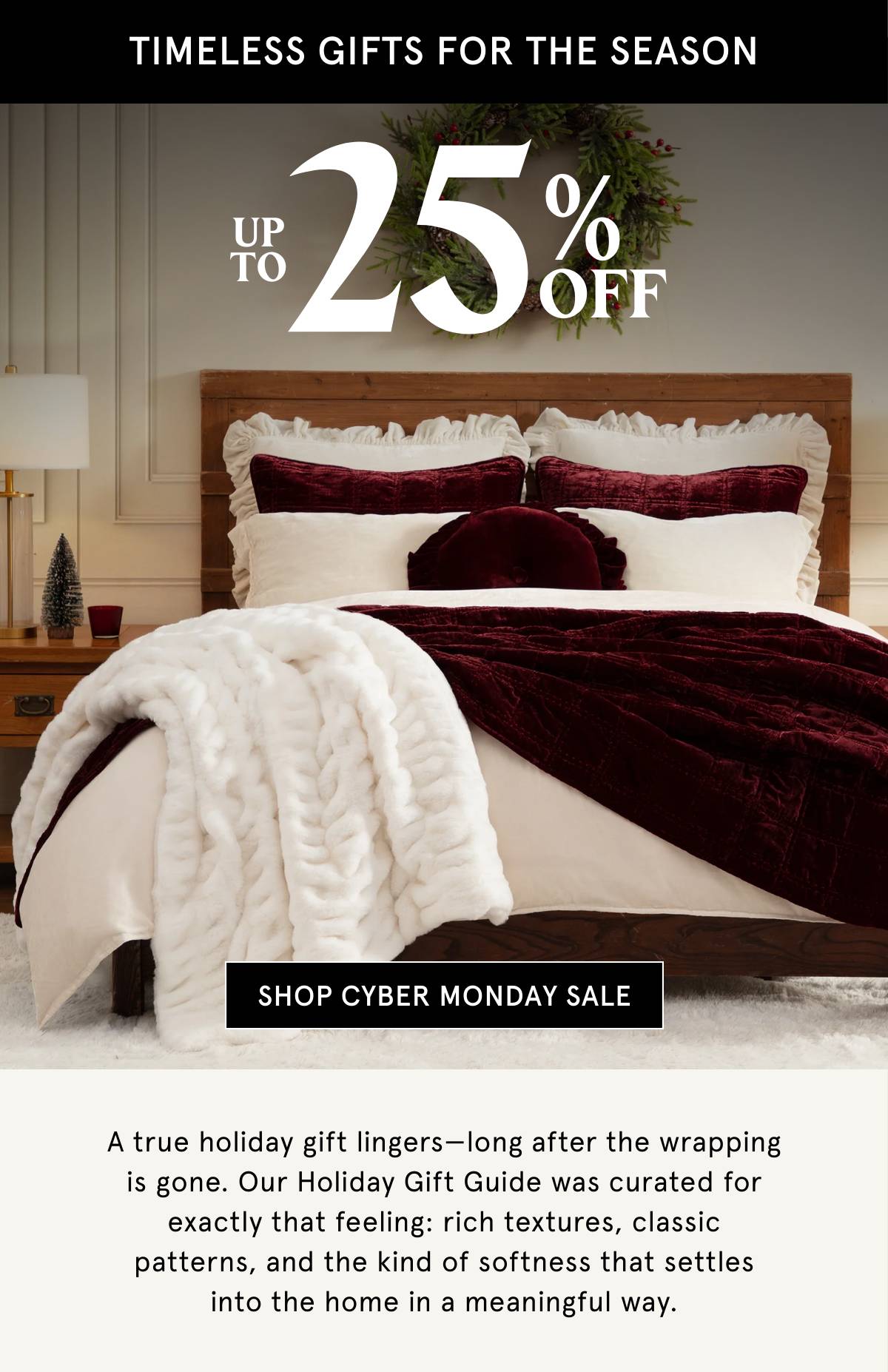 SHOP CYBER MONDAY SALE >