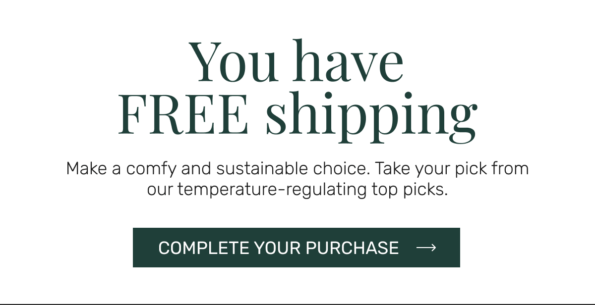 You have FREE shipping
