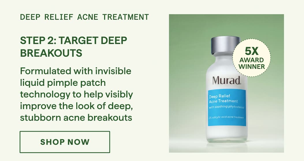 Step 2: Target Deep Breakouts. Deep Relief Acne Treatment shop now