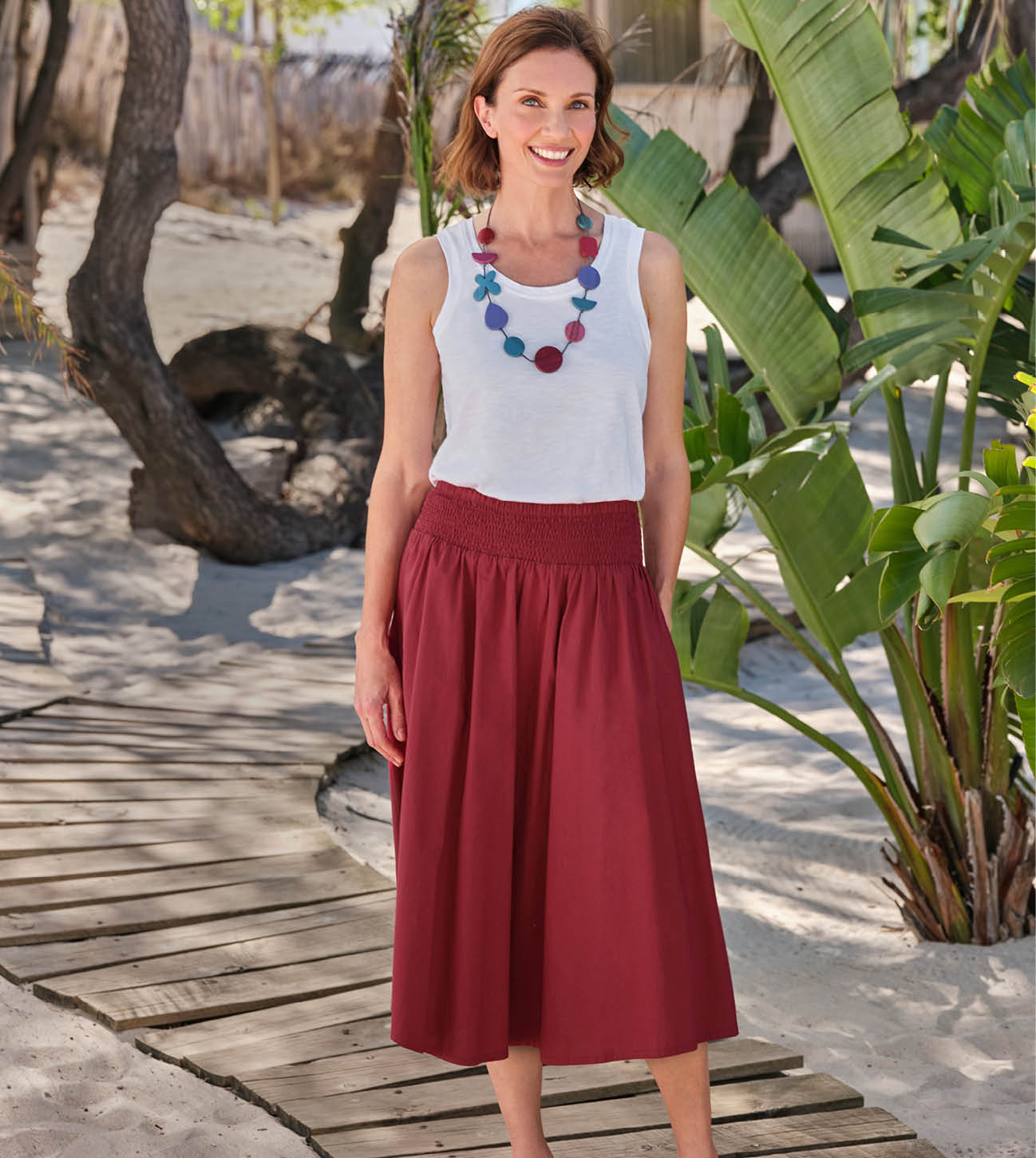 Elasticated Waist Skirt