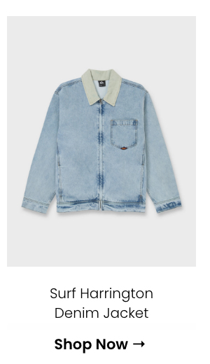 Surf Harrington Denim Jacket