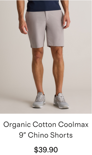 Organic Cotton Coolmax 9 Chino Shorts