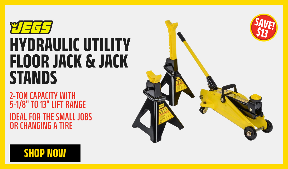 Hydraulic Utility Floor Jack & Jack Stands