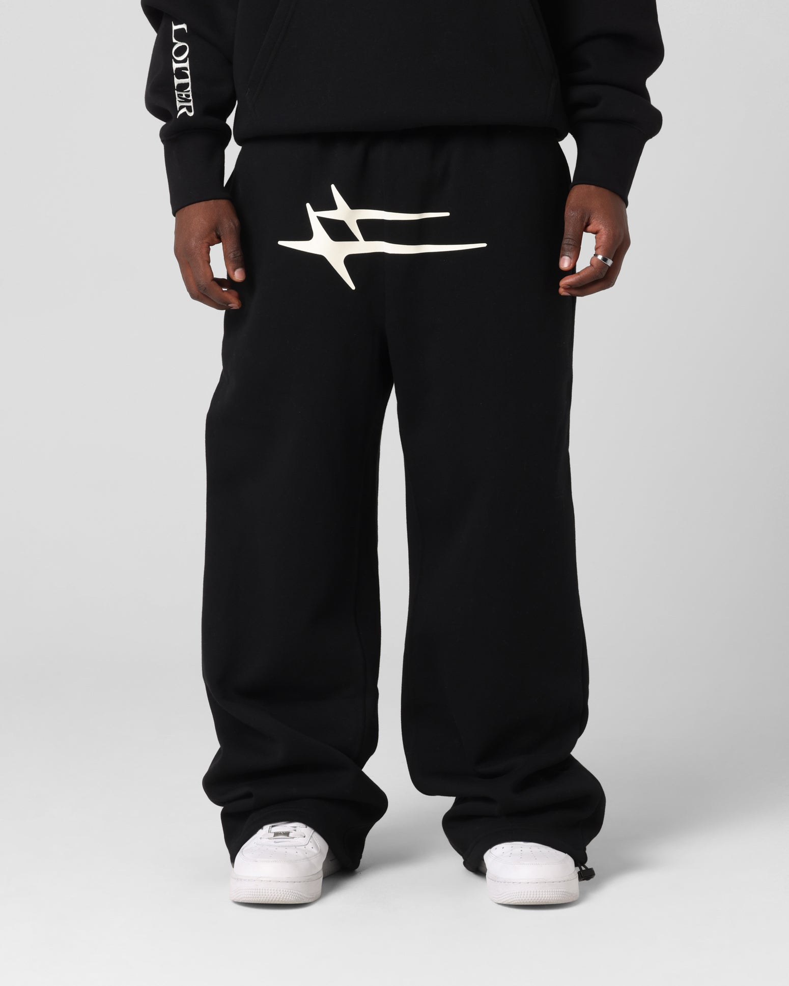 Image of Loiter Hybrid Sweatpants Black