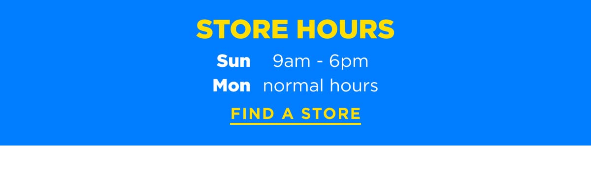 Store Hours