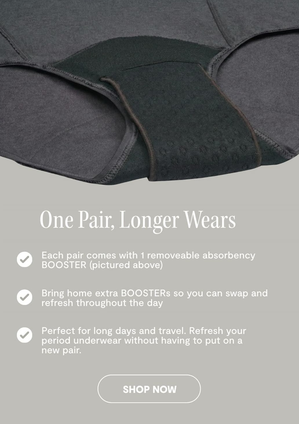 ONE PAIR, LONGER WEARS