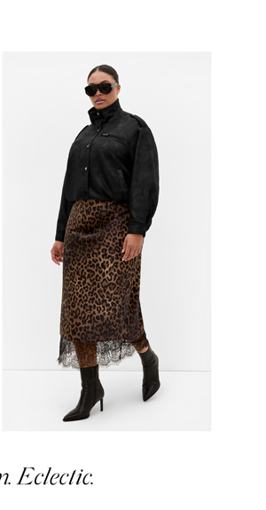 Shop the Envious Leopard Print Lace Hem Skirt