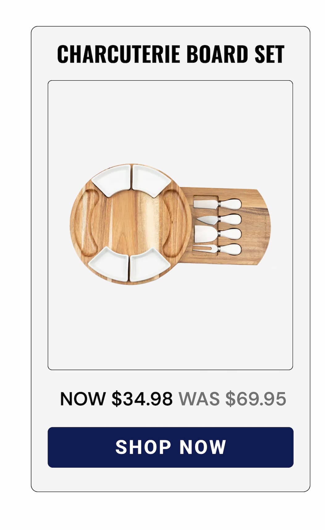 CHARCUTERIE BOARD SET