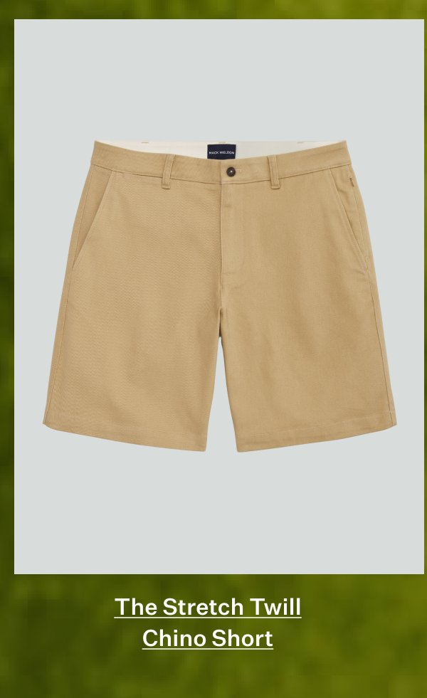 Stretch Twill Chino Short