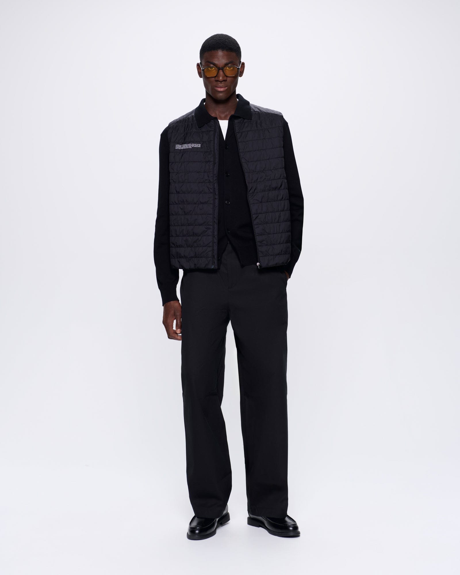 Image of Mens Flower-Warmth Lite Gilet—Black