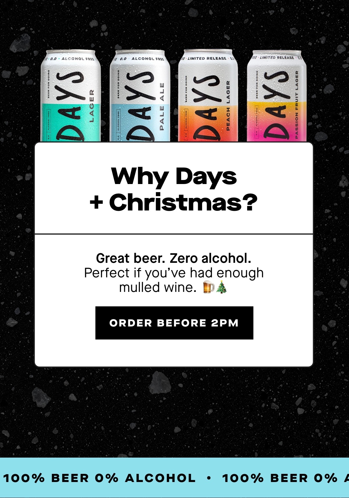 Great beer. Zero alcohol. Perfect if you’ve had enough mulled wine. 🍺🎄