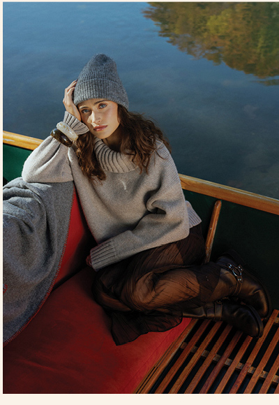 Holly Wool Blend Roll Neck Sweater