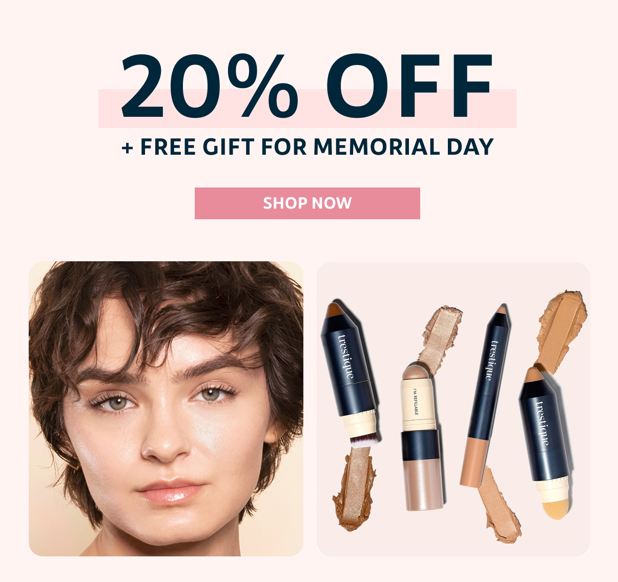 20% off + free gift for Memorial Day