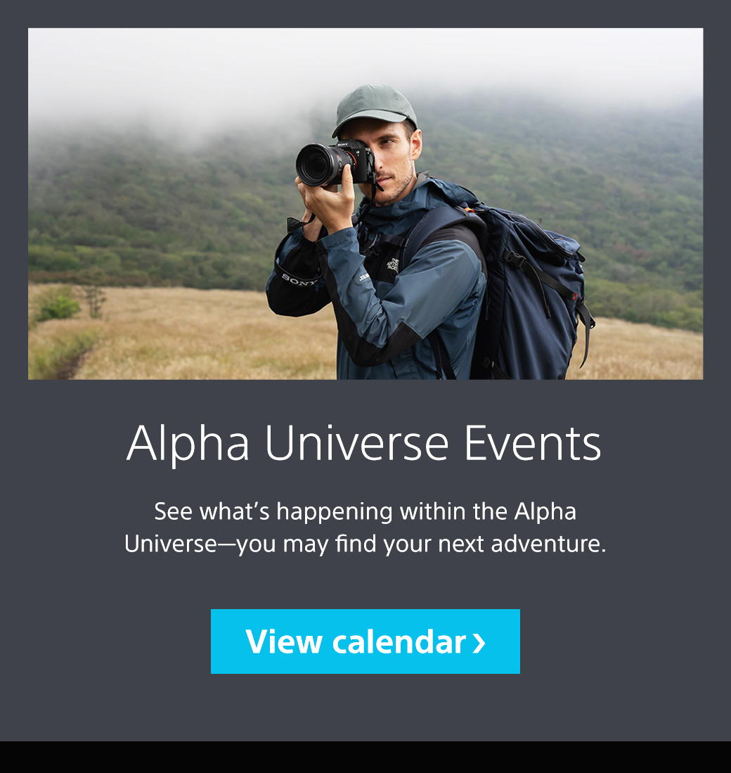 Alpha Universe Events | See what’s happening within the Alpha Universe—you may find your next adventure. View calendar