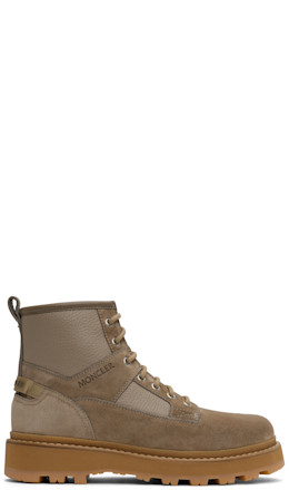 Taupe Peka Camp Hiking Boots - Moncler