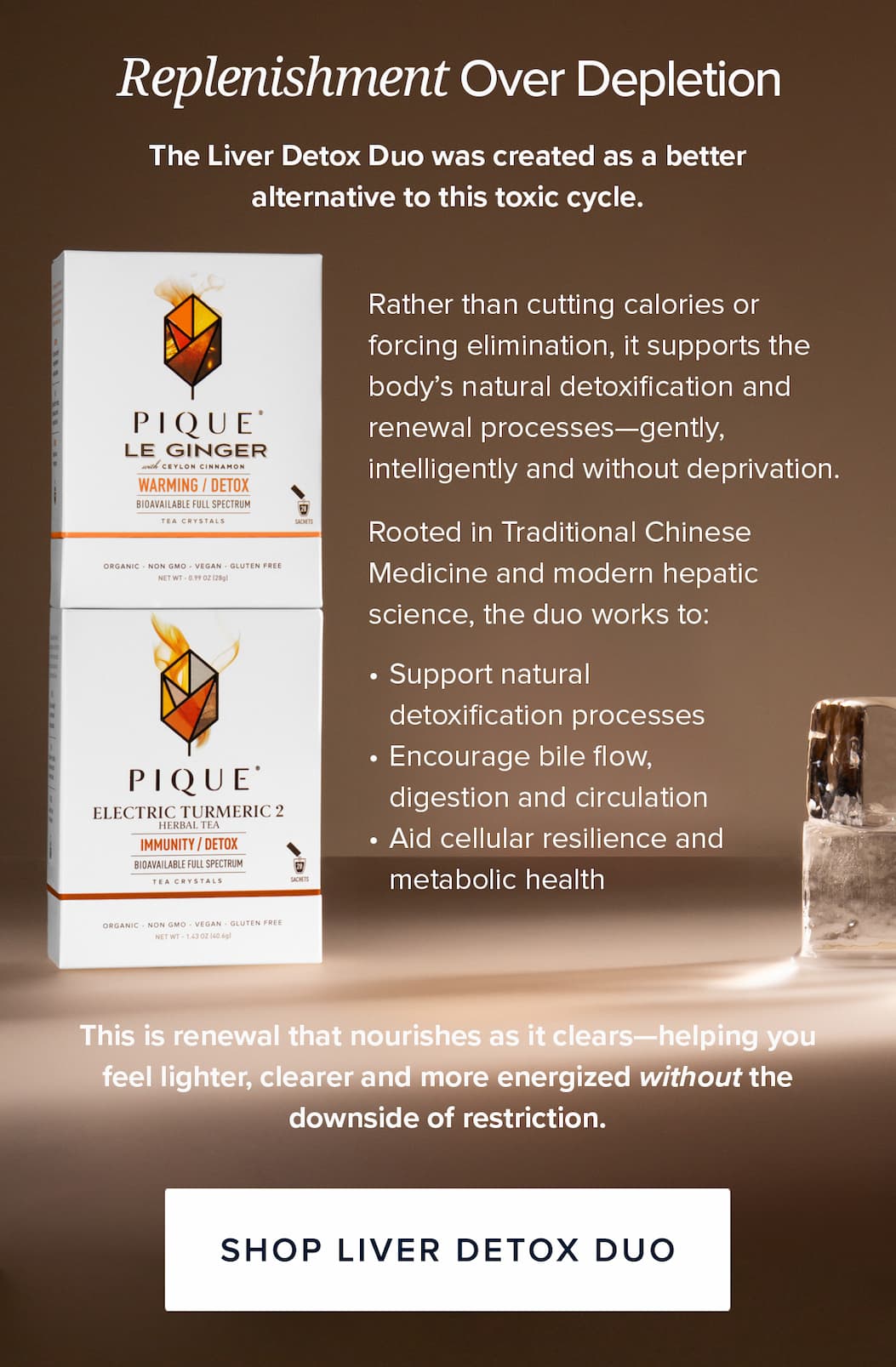 Replenishment over Depletion
