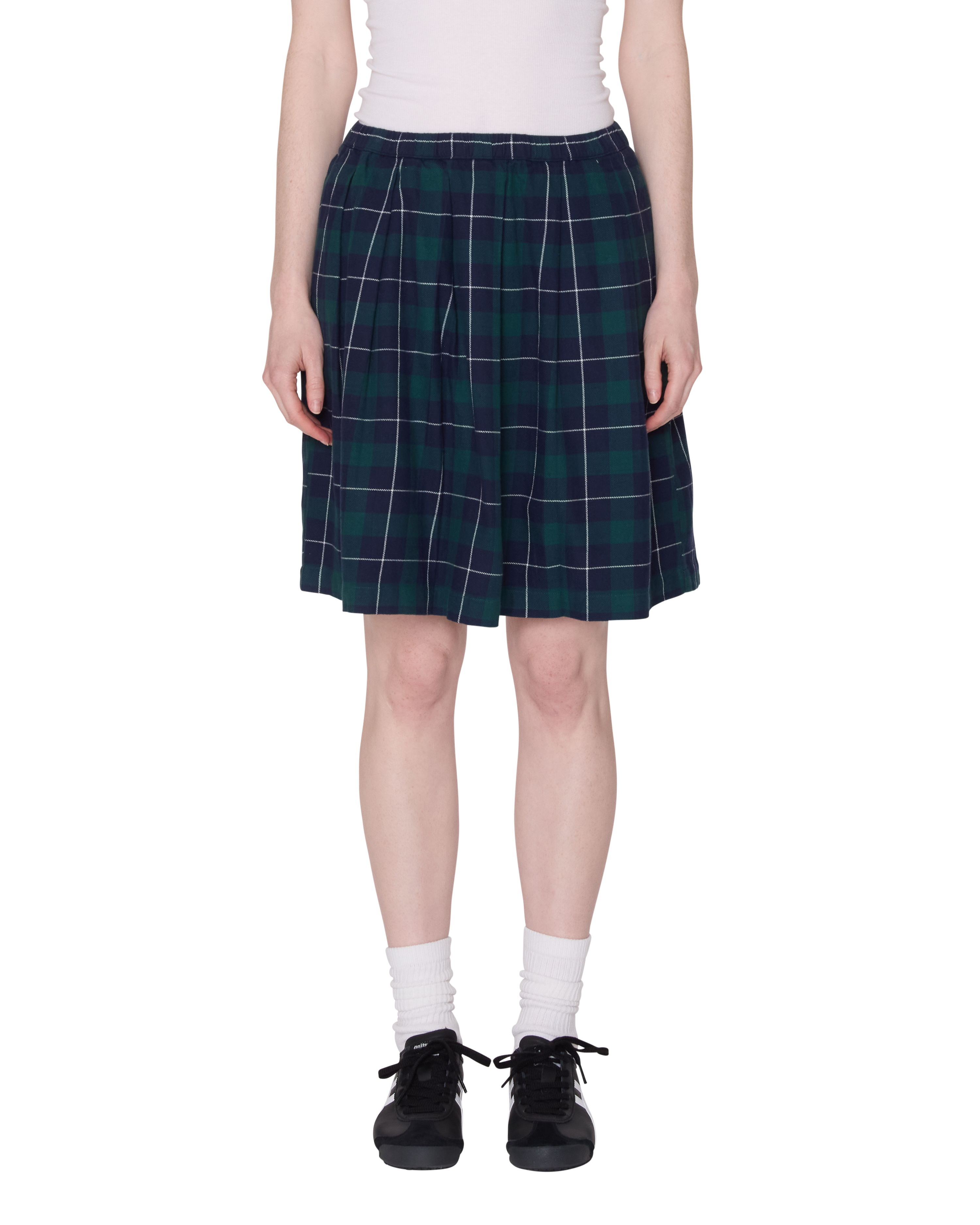 Image of SHELLY PLAID PLEATED SKIRT