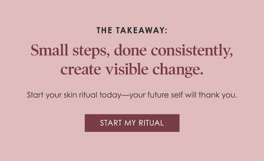 Small steps, done consistently create visible change. 