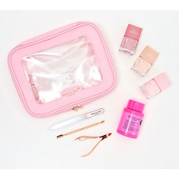 Nails.INC "It's Topless" 7-Piece Manicure Set with Bag