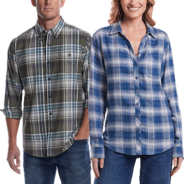 Weatherproof Vintage Women's and/or Men's Flannel Shirt