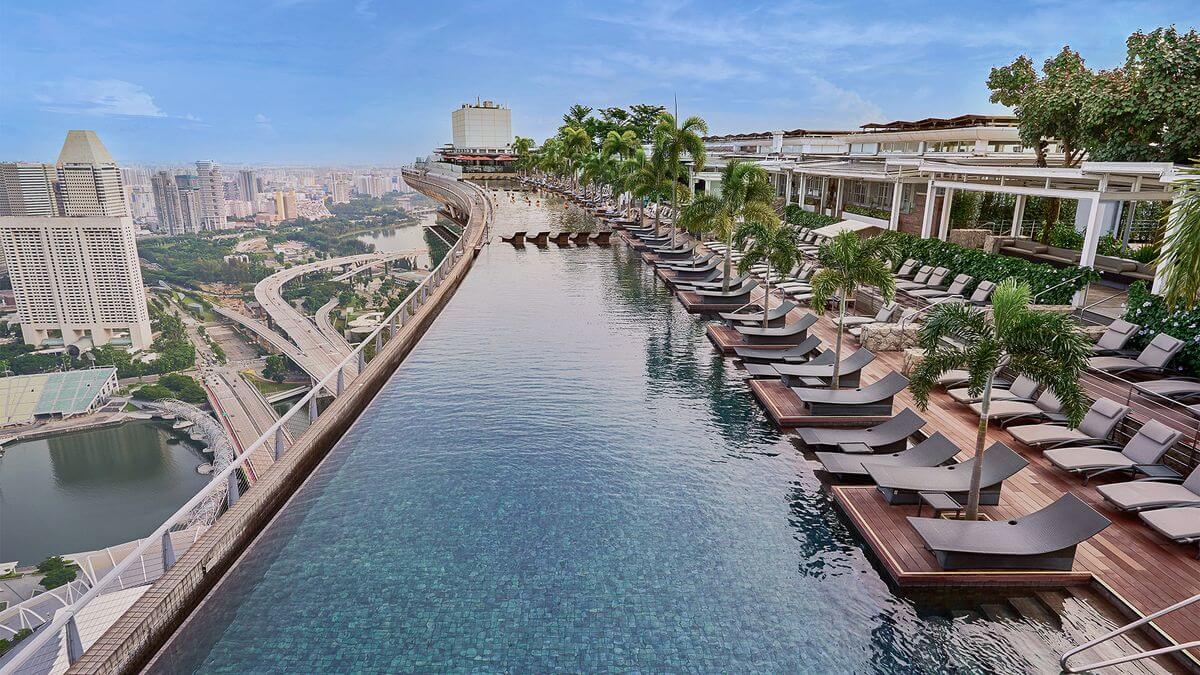 Marina Bay Sands Singapore Glamour with Rooftop Infinity Pool