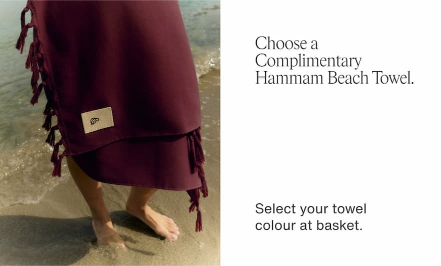 Spend £140 or more and get a Free Beach Towel
