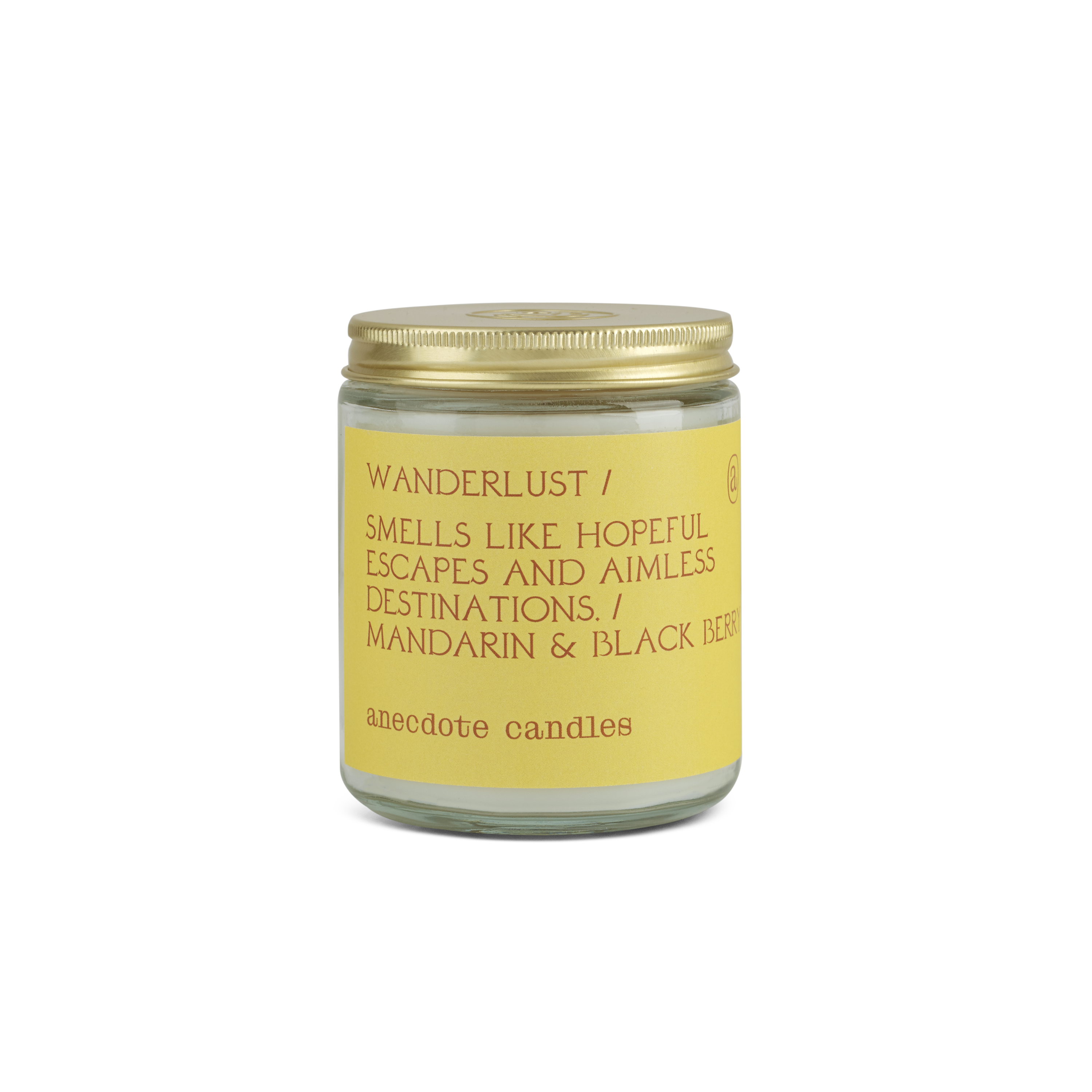 Image of Wanderlust Candle (Mandarin & Black Berry)