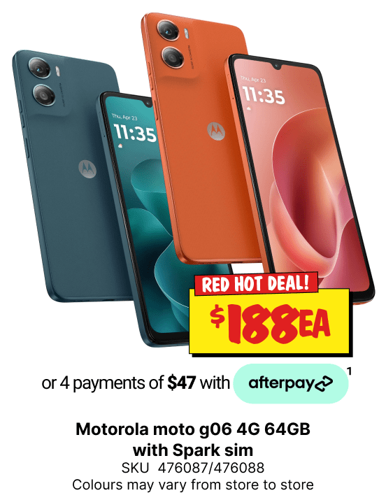 moto g06 4G 64GB with Spark SIM