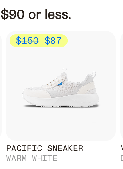 Pacific Sneaker/White Black