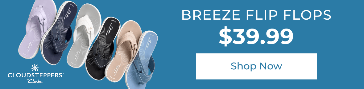 Breeze Flip Flops $39.99