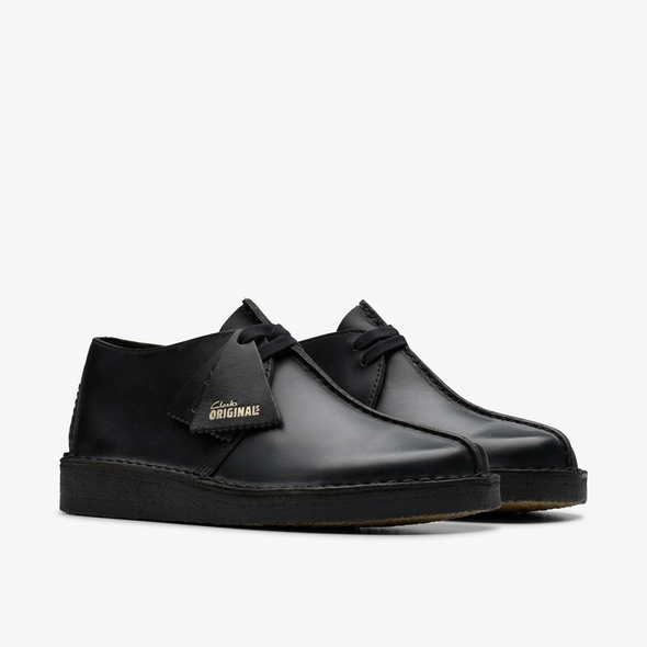 Desert Trek Black Smooth Leather