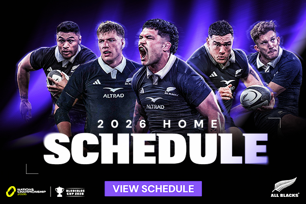 2026 Home Schedule - All Blacks