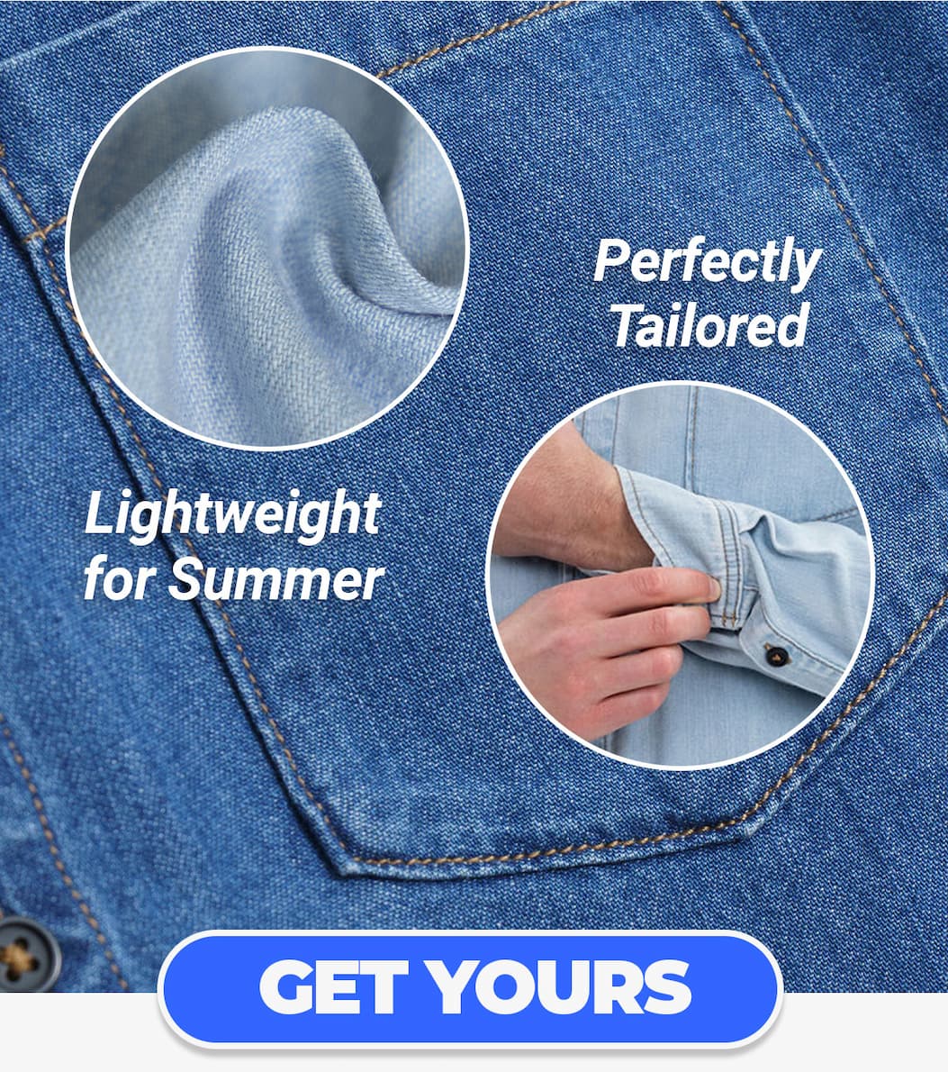 Lightweight for summer; perfectly tailored. Button to shop - get yours