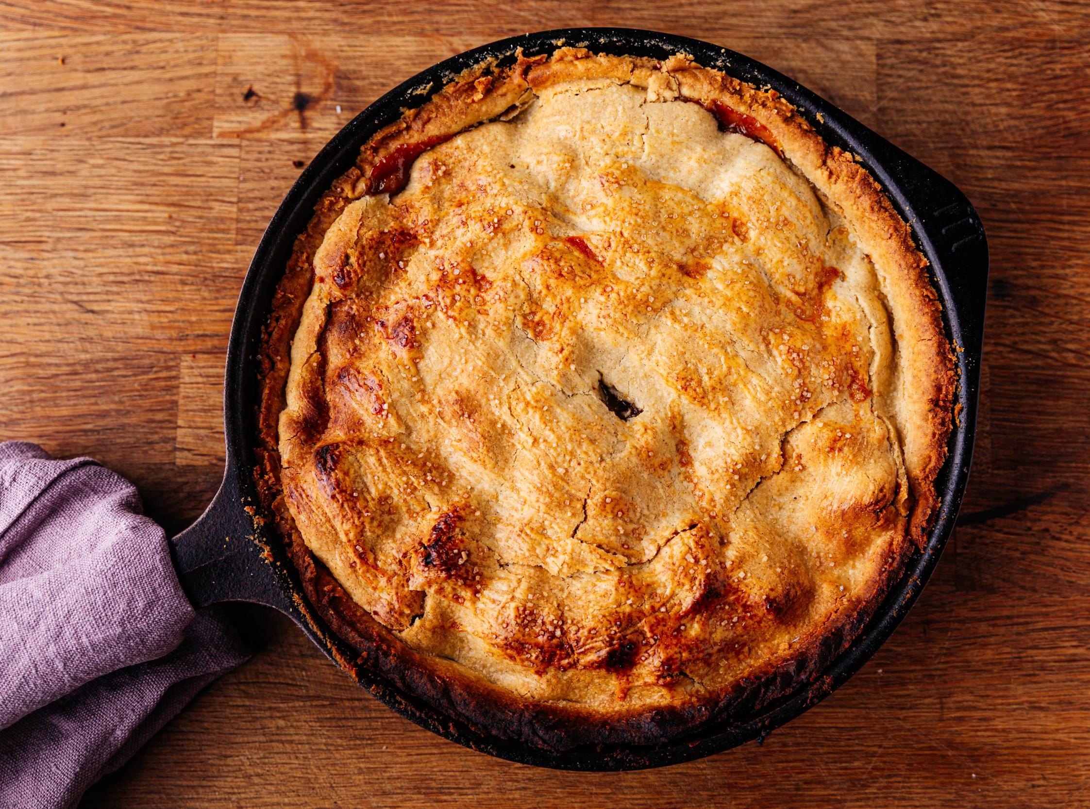 Skillet Pan Apple Pie