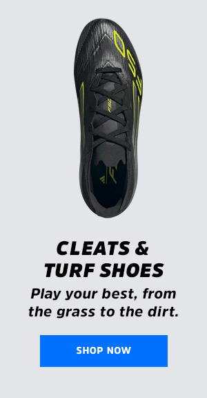 Cleats & Turf Shoes – Play your best, from the grass to the dirt. 