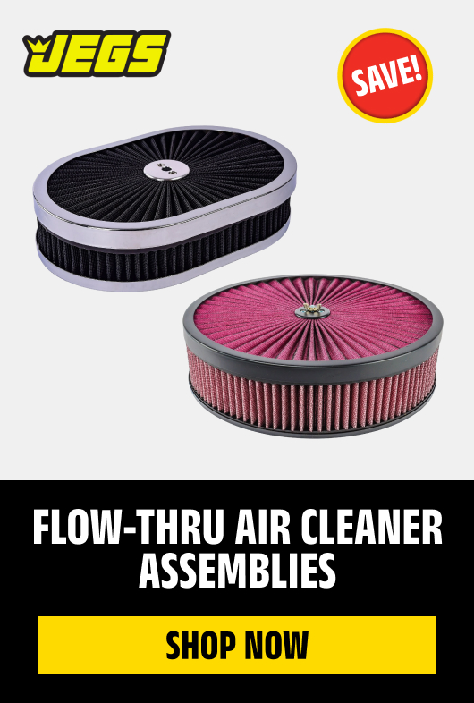 Flow-Thru Air Cleaner Assemblies
